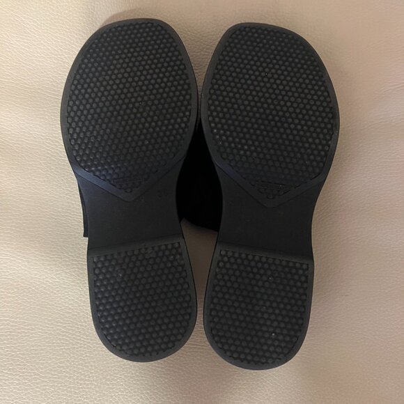 Steve Madden Slinky30 Flatform Sandals Slides Black Size 8 - Picture 4 of 4